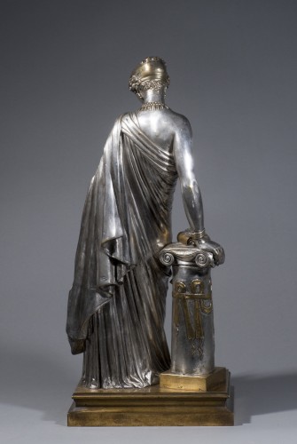 XIXe siècle - PRADIER James (1790-1852), Sapho debout