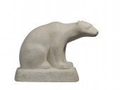 MARTINEZ François (1902-1986), Ours polaire assis