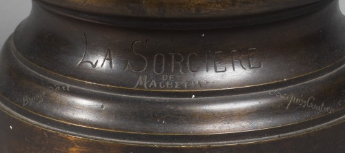 19th century - GAUTIER Jacques Louis (1831-1874), The witch from Macbeth 