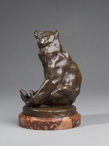 Sculpture  - GARDET Georges (1863-1939), Beggar bear