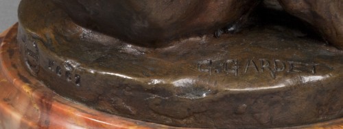 19th century - GARDET Georges (1863-1939), Beggar bear