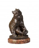 GARDET Georges (1863-1939), Ours mendiant