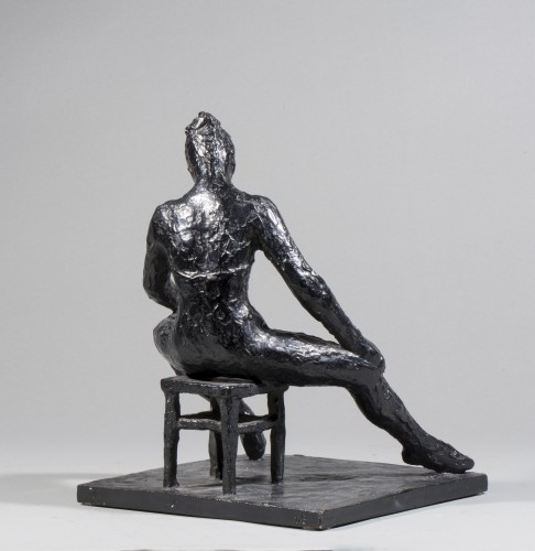 Années 50-60 - YENCESSE Hubert (1900-1987), Danseuse assise ou Le repos