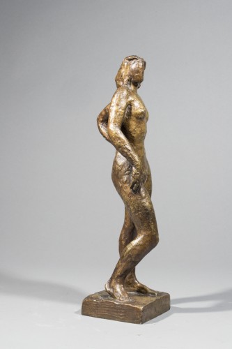 Sculpture Sculpture en Bronze - COLLAMARINI René (1904-1983), Modèle, nue debout