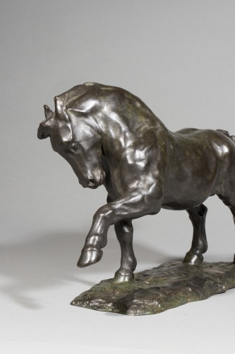 XXe siècle - MONARD Louis de (1873-1939), Cheval de trait