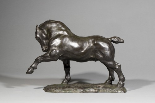 MONARD Louis de (1873-1939), Cheval de trait - Art Déco