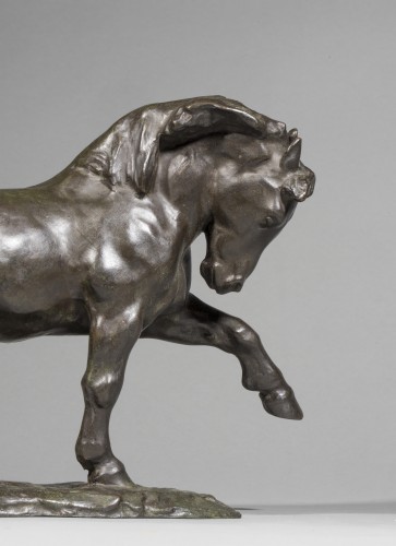 Antiquités - MONARD Louis de (1873-1939), Cheval de trait