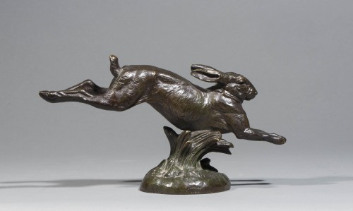 MASSON Jules-Edmond (1871-1932), Lièvre - Sculpture Style 