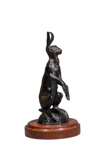 MONTBEL de J(1861-1938), lièvre dressé