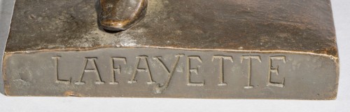 Sculpture  - DALOU Aimé-Jules (1838-1902), La Fayette (around 1881)