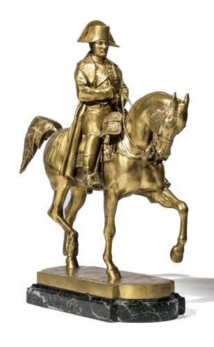 Emmanuel FREMIET (1824-1910) a Bronze figure "Napoleon on horseback" 