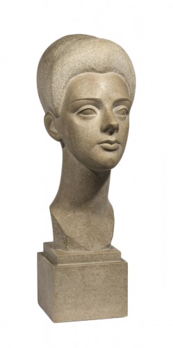 Lafaye Lucien (1896-1975), Young woman&#039;s head 