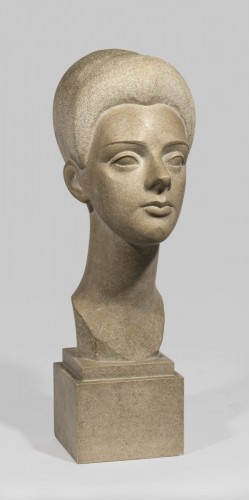 Lafaye Lucien (1896-1975), Young woman&#039;s head  - 