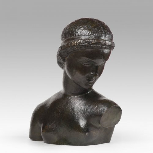 Joseph Bernard (1866-1931) - Buste de la jeune fille à la cruche, sans bras