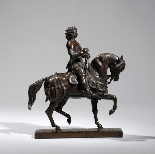 BARYE Antoine-Louis (1795-1875) - Charles VII le Victorieux - Sculpture Style 