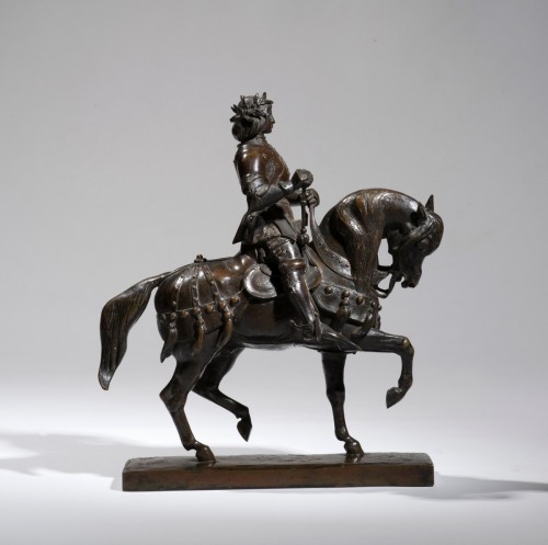 BARYE Antoine-Louis  (1795-1875) - Charles VII the Victorious - Sculpture Style 