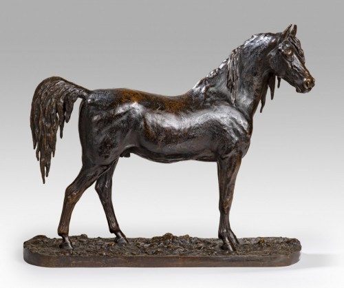 Sculpture  - FRATIN Christophe (1801-1864) - Arabian horse 		