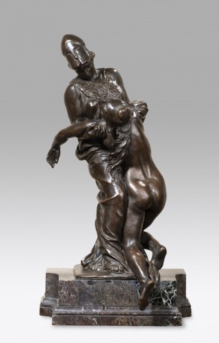 DALOU Aimé-Jules (1838-1902) - Wisdom holding the Liberty - Sculpture Style 