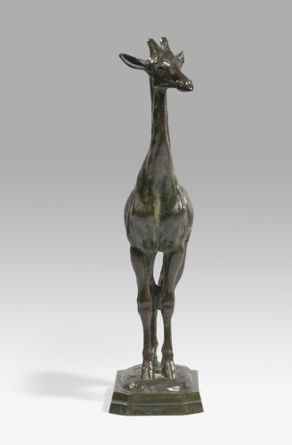 Sculpture  - BARYE Alfred (1839-1882), Giraffe
