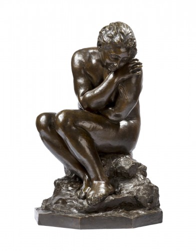 Aimé-Jules DALOU (1838-1902) - Baigneuse avant le bain