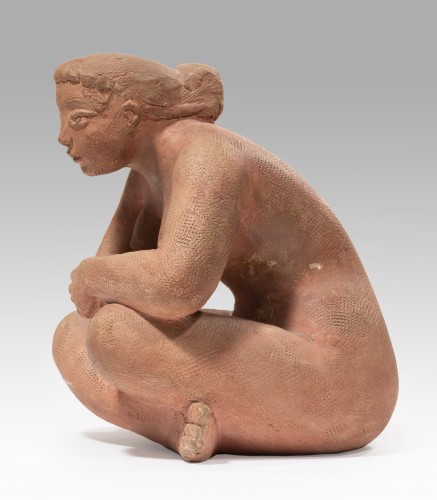 VOLTI Antoniucci (1915-1989) - Femme pensive - Galerie Nicolas Bourriaud