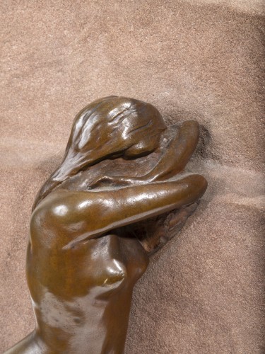 Sculpture  - BARTHOLOME Albert (1848-1928) - Bas relief &quot;The pain&quot;