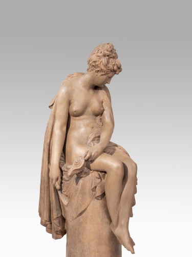 CARRIER-BELLEUSE Albert-Ernest (1824-1887), Seated woman - 
