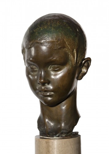 GENNARELLI Amadeo (1881-1943 Italien) Buste de Jeune homme