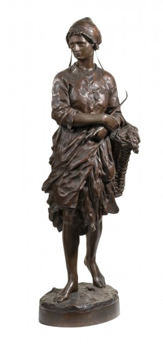 CARPEAUX Jean Baptiste (1827-1875) - La pêcheuse de vignots