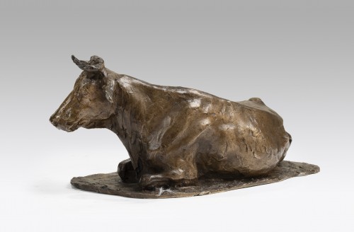 PARIS René (1881-1970), Cow - Sculpture Style Art nouveau