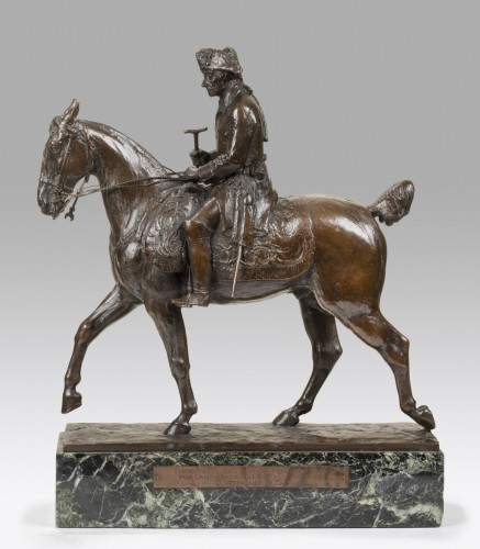 FRITSCH Willibald (1876-1948), Le roi de Prusse Frédéric II à cheval - Galerie Nicolas Bourriaud