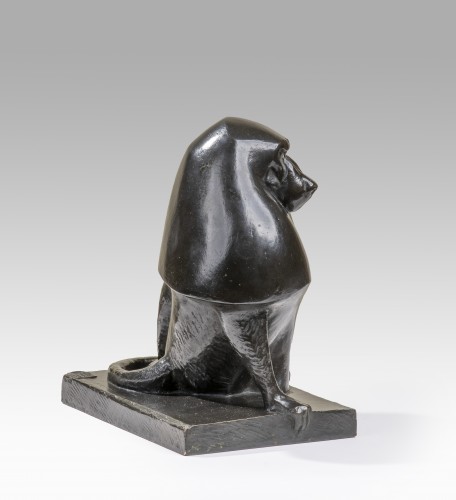 Georges-Lucien GUYOT (1885-1973) Baboon - Sculpture Style Art Déco