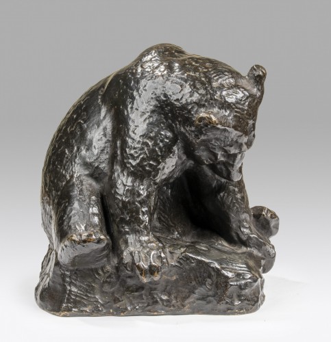 20th century - Georges-Lucien GUYOT (1885-1973) sitting bear