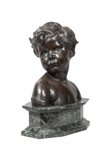 DALOU Aimé-Jules (1838-1902) - Child bust