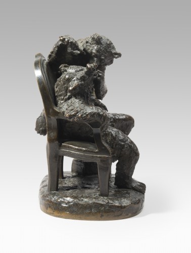 Sculpture Sculpture en Bronze - FRATIN Christophe (1801-1864) - Ours dentiste