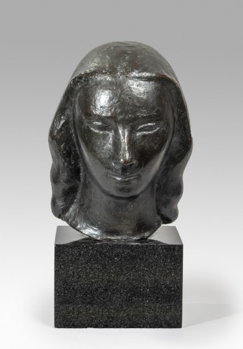 XXe siècle - GIMOND Marcel (1894 -1961) - Tête de jeune femme