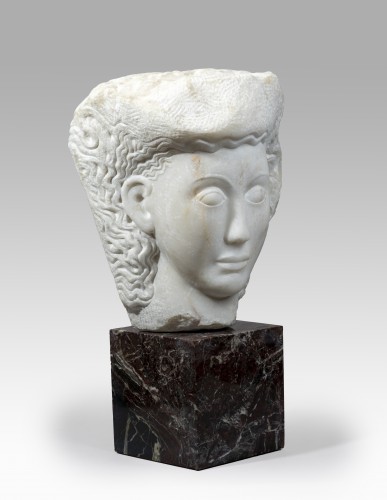 DEBARRE Jean-René (1907 - 1968), Tête de femme - Sculpture Style Années 50-60