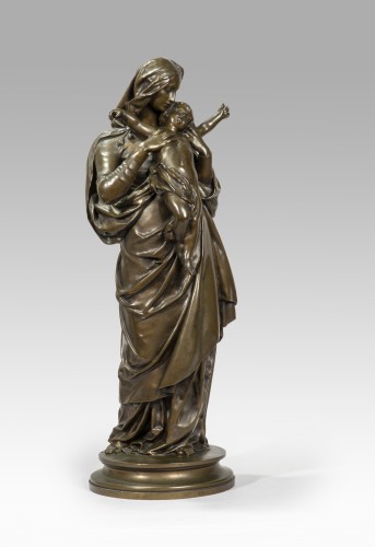 Gustave DORÉ (1832 - 1883) - Madonna - Sculpture Style Napoléon III