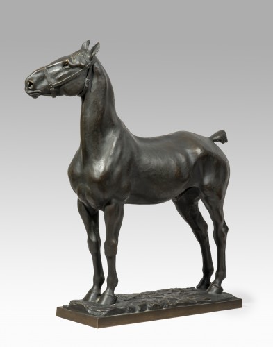 TOURGUENEFF Pierre-Nicolas ( 1853 ou 1854 - 1912) - Cheval anglais - Sculpture Style Art nouveau
