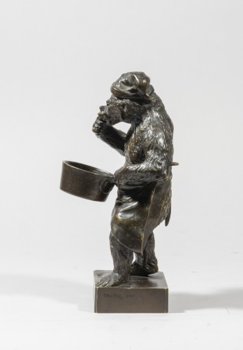 Sculpture  - FRATIN Christophe (1801-1864), Bear in « Lent »   