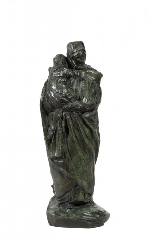 DALOU Aimé-Jules (1838-1902), Boulonnaise portant son enfant