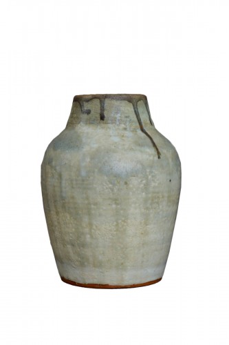 Ceramic vase - Beige pot, Vassil Ivanoff (1897 - 1973)