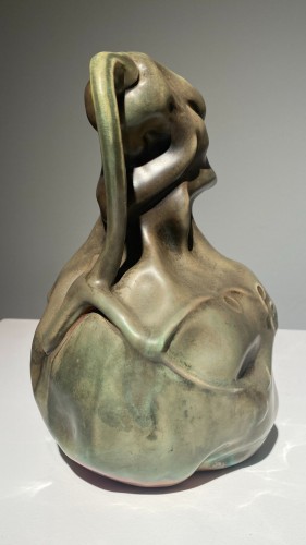 Ernest Bussière (1863-1913) - Vase Courge Desséchée en céramique - Galerie Origines