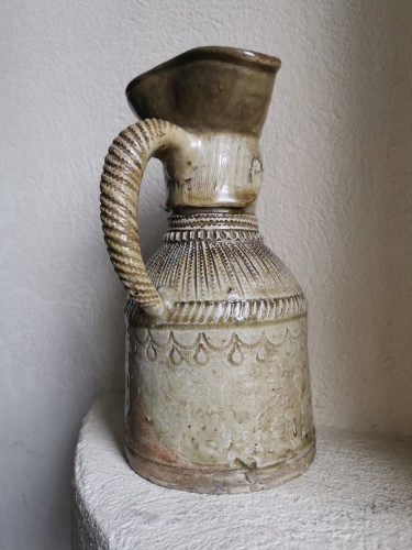 Berry Sandstone La Borne Jacques Sébastien Talbot Male Pitcher - Porcelain & Faience Style 