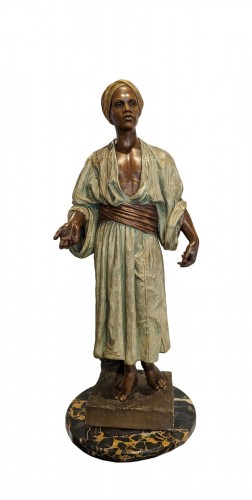 Friedrich GOLDSCHEIDER (1845-1897), Jeune maure au turban