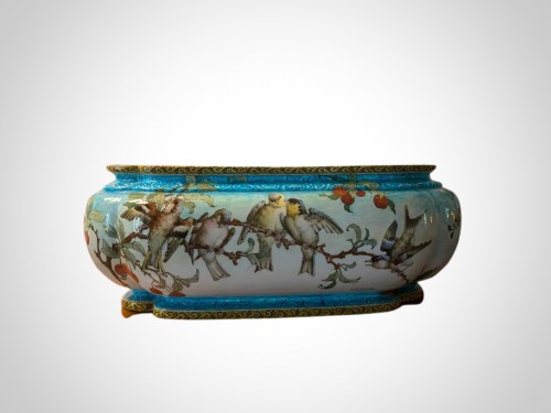 Edmond Lachenal (1855-1948), Jardinière et vases en céramique Art nouveau - Galerie Origines