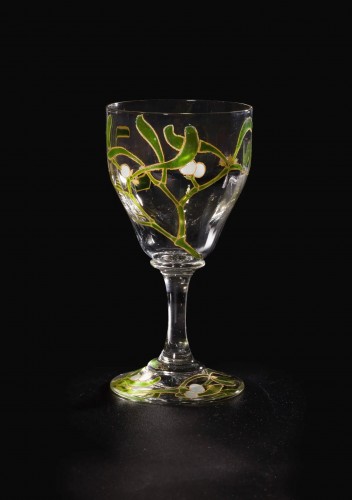 Art nouveau - E. Lachenal &amp; Daum Nancy, &quot;Mistletoe&quot; service including 65 pieces