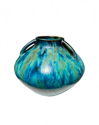 Dalpayrat - Three Handled Vase, Art Nouveau Ceramic