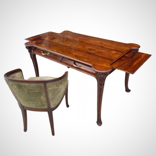 Furniture  - Georges Nowak (1884–1956) - Art nouveau Desk and chair