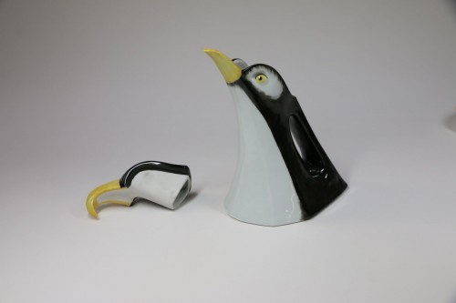 20th century - Édouard-Marcel SANDOZ &amp; Théodore Haviland LIMOGES, 2 Enamelled porcelain